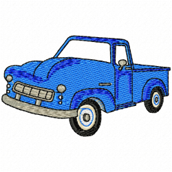 Pickup Truck Embroidery Design 6 Pickup Truck Embroidery Design 6